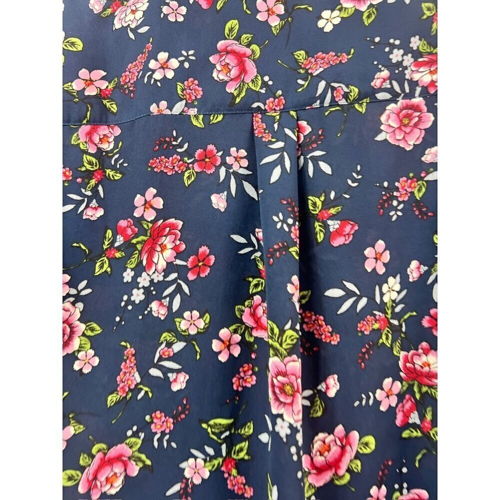 Pink Rose Women's Navy Blue Crop Top - Picture 3 of 7